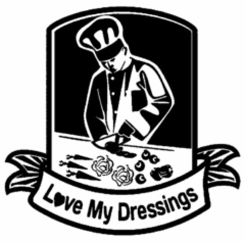 LOVE MY DRESSINGS Logo (USPTO, 02.06.2011)