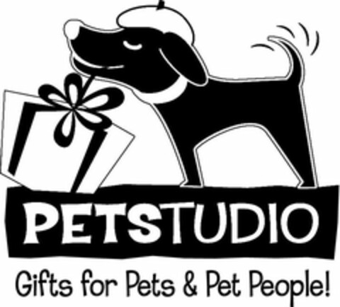 PETSTUDIO GIFTS FOR PETS & PET PEOPLE! Logo (USPTO, 06/07/2011)