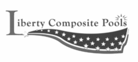 LIBERTY COMPOSITE POOLS Logo (USPTO, 26.08.2011)