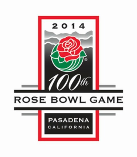 2014 100TH ROSE BOWL GAME PASADENA CALIFORNIA Logo (USPTO, 02/04/2013)