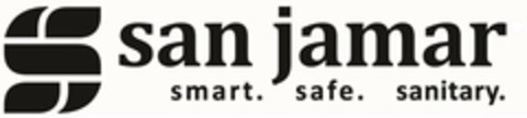 SAN JAMAR SMART. SAFE. SANITARY. Logo (USPTO, 01/16/2015)