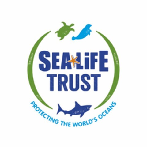 SEA LIFE TRUST PROTECTING THE WORLD'S OCEANS Logo (USPTO, 01.09.2015)