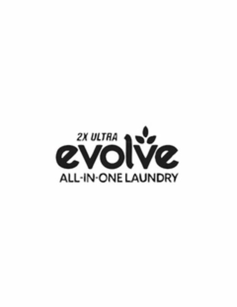 2X ULTRA EVOLVE ALL-IN-ONE LAUNDRY Logo (USPTO, 12/28/2015)