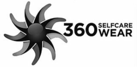 360 SELFCARE WEAR Logo (USPTO, 06/06/2016)