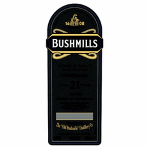 BUSHMILLS 1608 THE "OLD BUSHMILLS" DISTILLERY CO. Logo (USPTO, 20.10.2016)