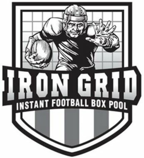 IRON GRID INSTANT FOOTBALL BOX POOL Logo (USPTO, 04.02.2017)