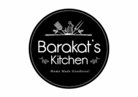 BARAKAT'S KITCHEN HOME MADE GOODNESS! Logo (USPTO, 07.05.2017)