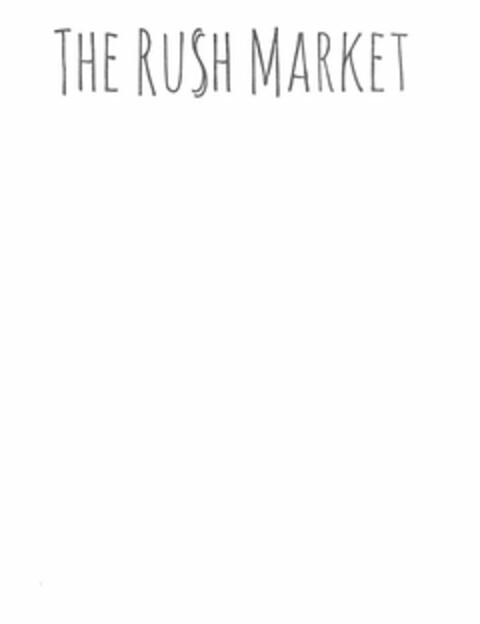 THE RUSH MARKET Logo (USPTO, 31.08.2017)