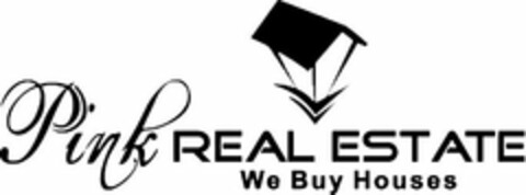 PINK REAL ESTATE WE BUY HOUSES Logo (USPTO, 11/06/2017)