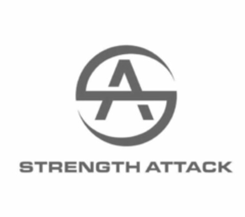 S A STRENGTH ATTACK Logo (USPTO, 14.12.2017)