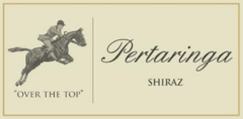 "OVER THE TOP" PERTARINGA SHIRAZ Logo (USPTO, 01/31/2018)