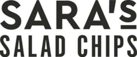 SARA'S SALAD CHIPS Logo (USPTO, 23.04.2018)