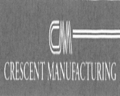 CM CRESCENT MANUFACTURING Logo (USPTO, 05.06.2018)