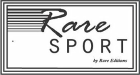 RARE SPORT BY RARE EDITIONS Logo (USPTO, 14.12.2018)