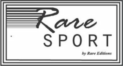 RARE SPORT BY RARE EDITIONS Logo (USPTO, 12/14/2018)