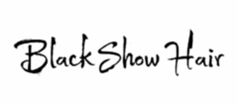 BLACK SHOW HAIR Logo (USPTO, 11.03.2019)