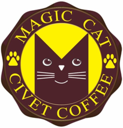 MAGIC CAT CIVET COFFEE Logo (USPTO, 09.07.2019)