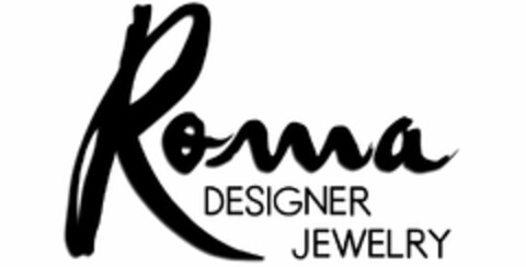 ROMA DESIGNER JEWELRY Logo (USPTO, 10/28/2019)