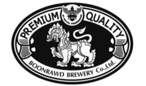 PREMIUM QUALITY BOONRAWD BREWERY CO.,LTD. BY ROYAL PERMISSION Logo (USPTO, 06.11.2019)