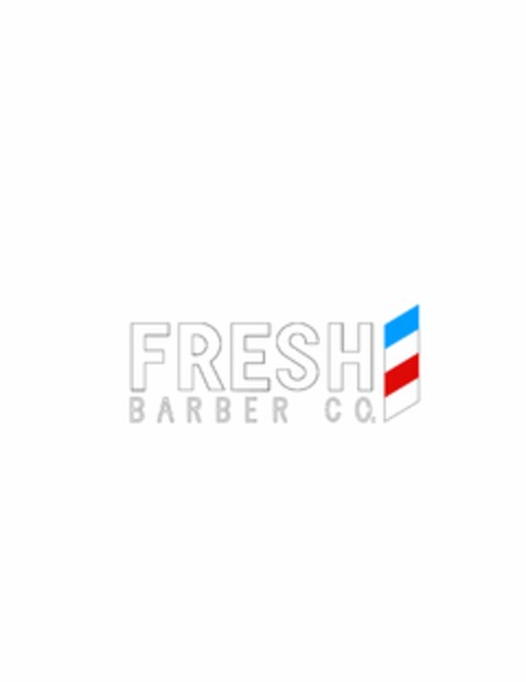 FRESH BARBER CO. Logo (USPTO, 11.12.2019)