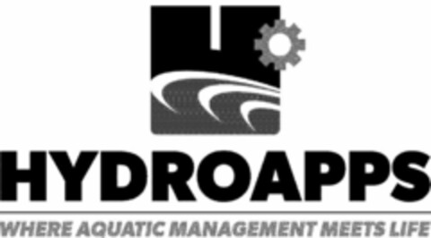 H HYDROAPPS WHERE AQUATIC MANAGEMENT MEETS LIFE Logo (USPTO, 11.05.2020)