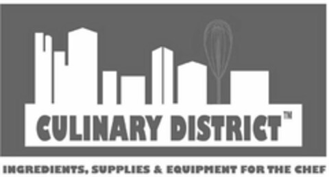 CULINARY DISTRICT INGREDIENTS, SUPPLIES & EQUIPMENT FOR THE CHEF Logo (USPTO, 26.03.2009)