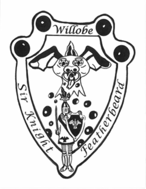 WILLOBE SIR KNIGHT FEATHERBEARD Logo (USPTO, 17.11.2009)