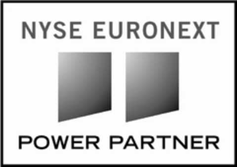 NYSE EURONEXT POWER PARTNER Logo (USPTO, 28.01.2010)