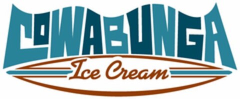 COWABUNGA ICE CREAM Logo (USPTO, 02.06.2010)