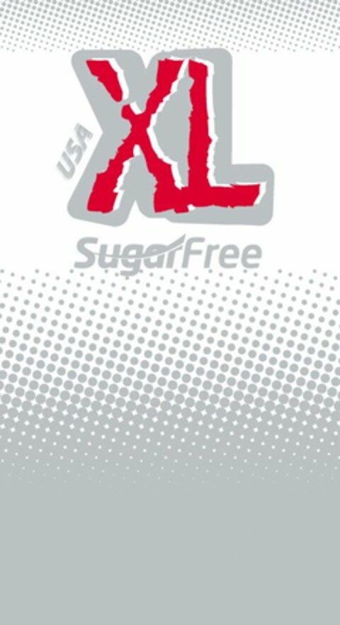 USA XL SUGAR FREE Logo (USPTO, 06/24/2010)