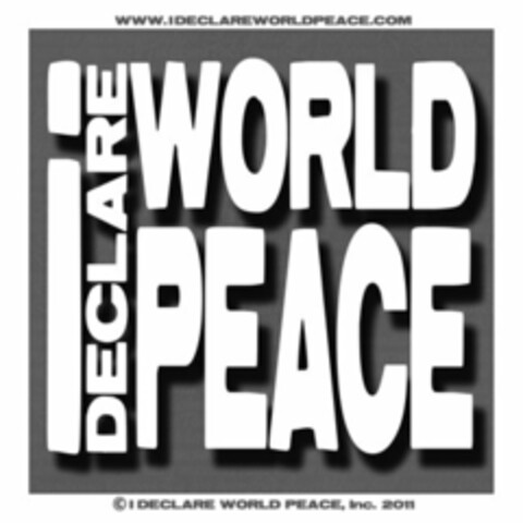 I DECLARE WORLD PEACE Logo (USPTO, 06/01/2011)