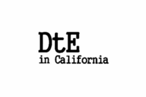 DTE IN CALIFORNIA Logo (USPTO, 02.06.2011)