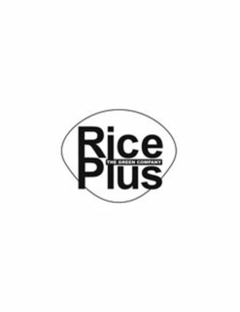 RICE PLUS THE GREEN COMPANY Logo (USPTO, 11/08/2011)