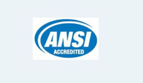 ANSI ACCREDITED Logo (USPTO, 08/13/2013)