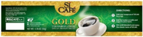 SI CAFE GOLD Logo (USPTO, 23.06.2015)