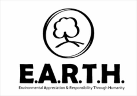 E.A.R.T.H. ENVIRONMENTAL APPRECIATION &RESPONSIBILITY THROUGH HUMANITY Logo (USPTO, 09/09/2015)