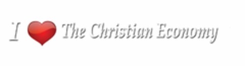 I  THE CHRISTIAN ECONOMY Logo (USPTO, 09/17/2015)