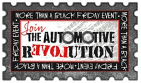 JOIN THE AUTOMOTIVE REVOLUTION · MORE THAN A BLACK FRIDAY EVENT · MORE THAN A BLACK FRIDAY EVENT  · MORE THAN A BLACK FRIDAY EVENT Logo (USPTO, 13.09.2016)