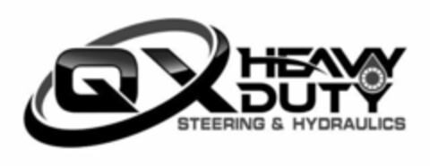 QX HEAVY DUTY STEERING & HYDRAULICS Logo (USPTO, 10/10/2016)