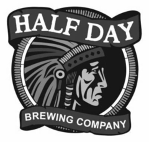 HALF DAY BREWING COMPANY Logo (USPTO, 01/06/2017)