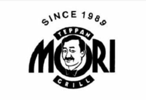 SINCE 1989 MORI TEPPAN GRILL Logo (USPTO, 05/10/2017)