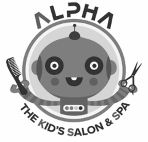 ALPHA THE KID'S SALON & SPA Logo (USPTO, 18.07.2017)