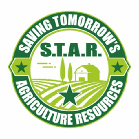 SAVING TOMORROW'S AGRICULTURE RESOURCES STAR Logo (USPTO, 20.09.2017)