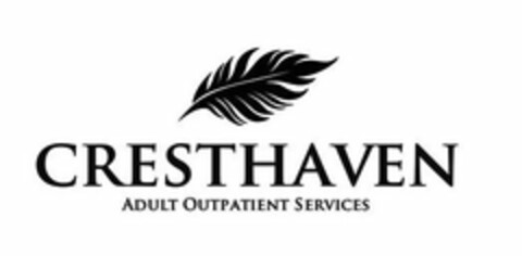 CRESTHAVEN ADULT OUTPATIENT SERVICES Logo (USPTO, 14.11.2017)