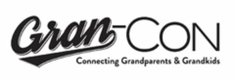 GRAN-CON CONNECTING GRANDPARENTS & GRANDKIDS Logo (USPTO, 25.05.2018)