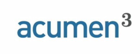ACUMEN³ Logo (USPTO, 10.09.2018)
