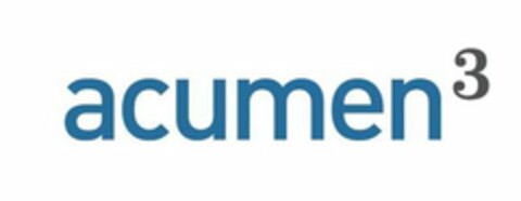 ACUMEN³ Logo (USPTO, 09/10/2018)