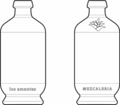 LOS AMANTES MEZCALERIA Logo (USPTO, 20.11.2018)