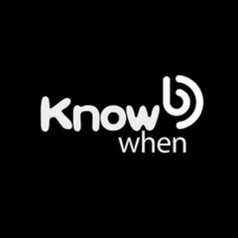 KNOW WHEN Logo (USPTO, 26.11.2018)