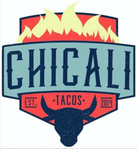 CHICALI  · TACOS ·  EST. 2014 Logo (USPTO, 04/01/2019)